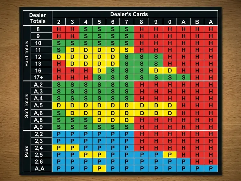 tabela de estratégia básica do blackjack