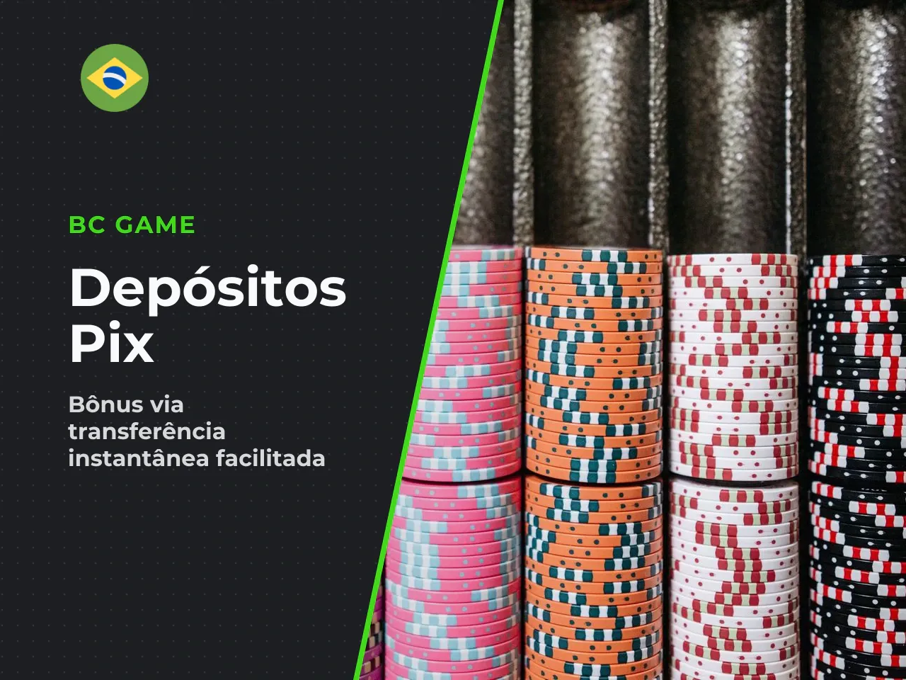 O bônus funciona com depósito via Pix?. Sim. A BC Game aceita depósitos via Pix para jogadores brasileiros. O bônus é creditado normalmente independentemente do método de pagamento utilizado, desde qu