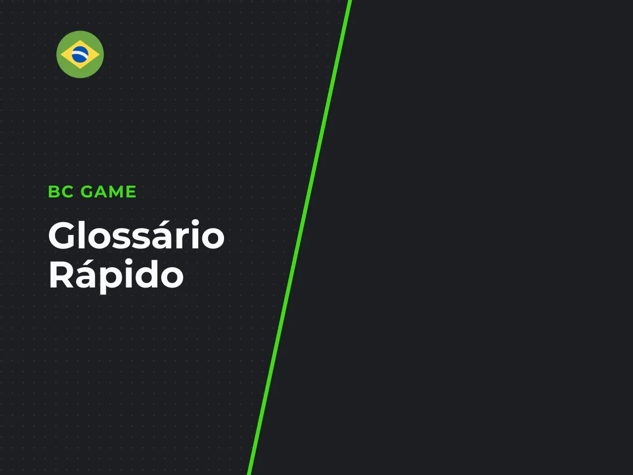 Glossário rápido de termos