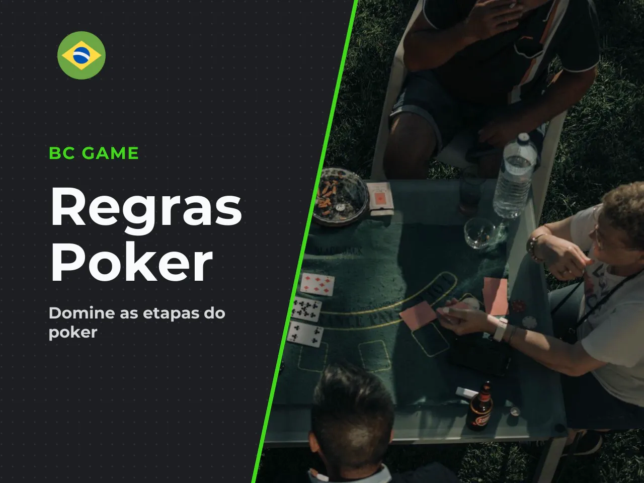 Cartas fechadas, cartas comunitárias e rodadas. As rodadas no texas hold'em são divididas em quatro etapas sequenciais: pré-flop, flop, turn e river. Cada uma delimita o momento em que as cartas são r