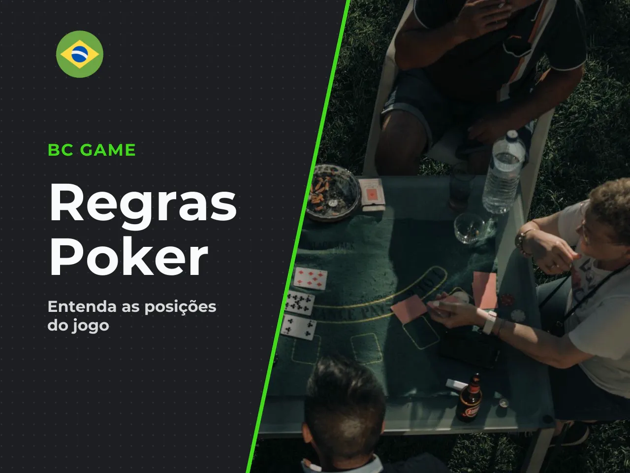 Blind, dealer, fichas e posições na mesa. As posições de dealer, small blind e big blind estruturam a hierarquia de forças em qualquer rodada, determinando quem recebe informação antes de apostar. O d
