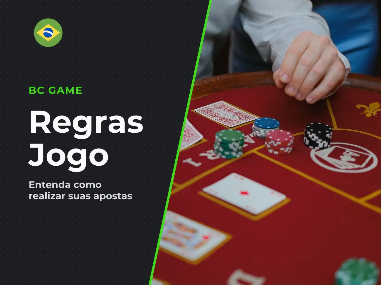 Como começa a rodada e quando a aposta é feita. A rodada começa sempre na etapa de *betting* (aposta). O sistema bloqueia a distribuição das cartas até que as fichas estejam validadas no campo designa