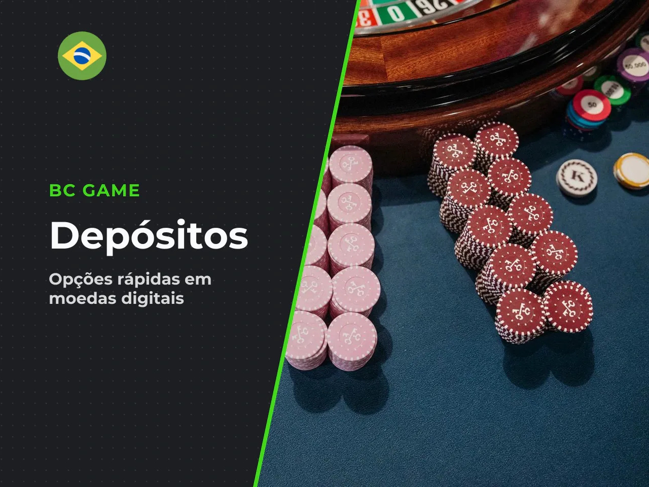 Depósito: Pix, criptomoedas e micro-apostas como "demo". O BC.Game é primariamente um cassino cripto, aceitando dezenas de moedas (BTC, ETH, DOGE, LTC, USDT, SOL, entre outras). Para jogadores brasile