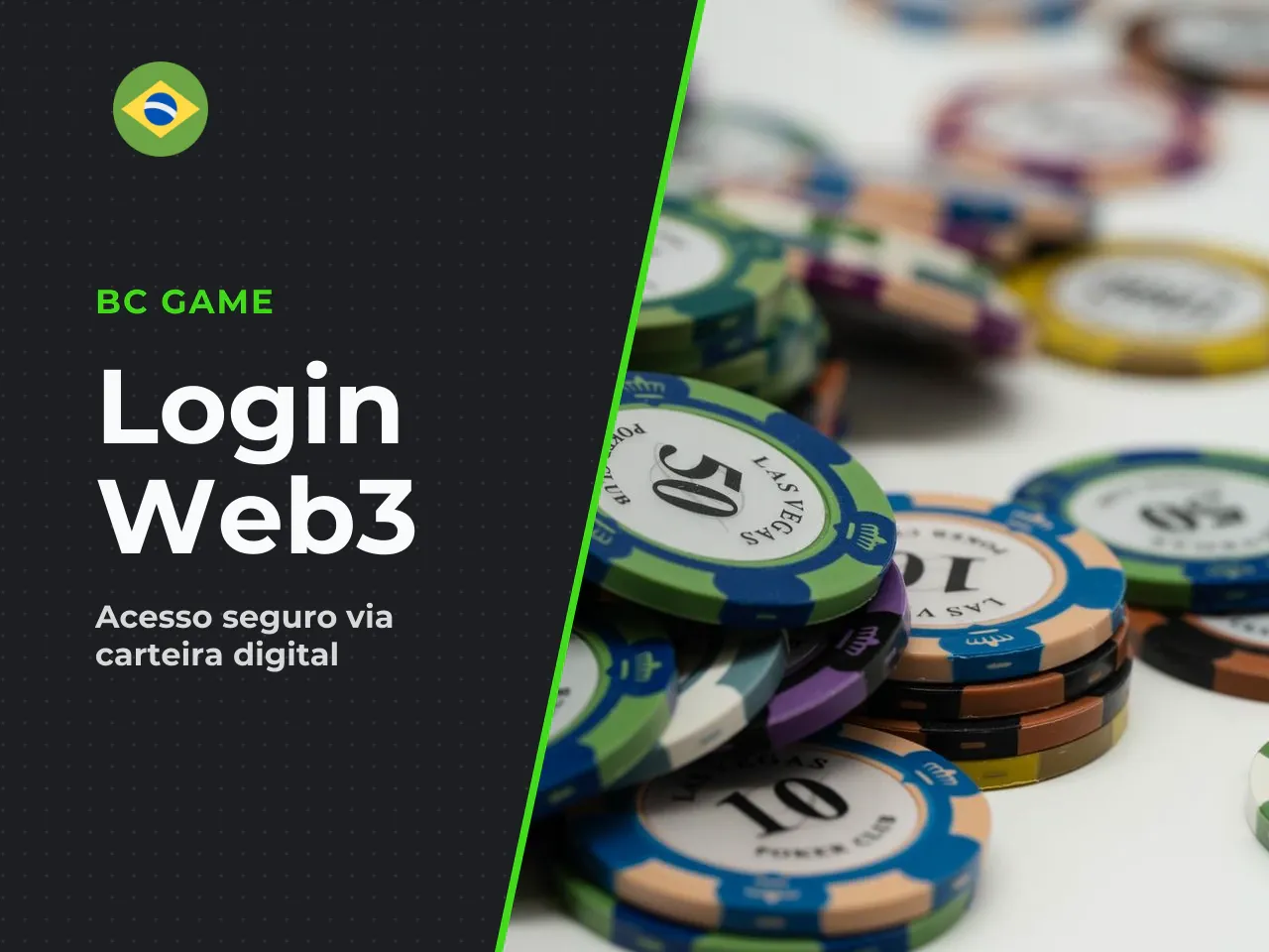 Acesso via carteiras Web3 (Crypto Login). Este é o principal diferencial do BC Game em relação a cassinos tradicionais. O ingresso via Web3 conecta sua conta diretamente à carteira cripto (Metamask, P
