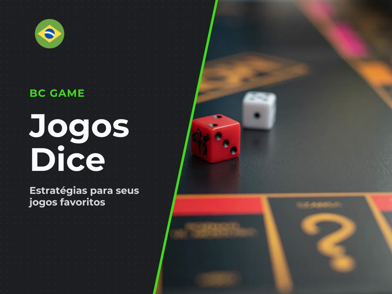 Jogos de dados estilo cassino (gambling). A modalidade orientada ao jogo de resultado com contrapartidas financeiras reais foca na velocidade somada à gestão individual da carteira. Sem dinâmicas de m