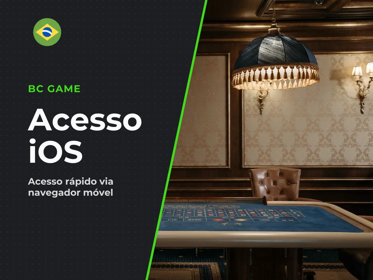 O que os usuários de iPhone e iPad precisam saber. O acesso em ambiente iOS não exige instalação de executáveis. Basta: 1. Abrir o **Safari** e acessar o site oficial da BC Game. 2. Tocar no ícone de