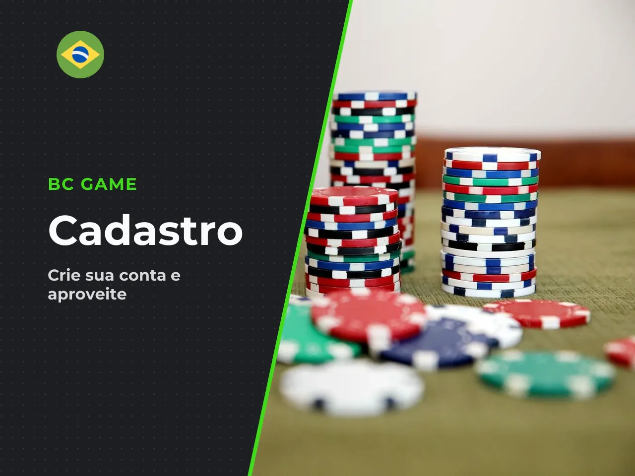 Registro de conta e inserção do código. O preenchimento do formulário inicial dá vida à conta. No ambiente operacional da marca, o espaço voltado para inserir o código promocional aparece durante a cr