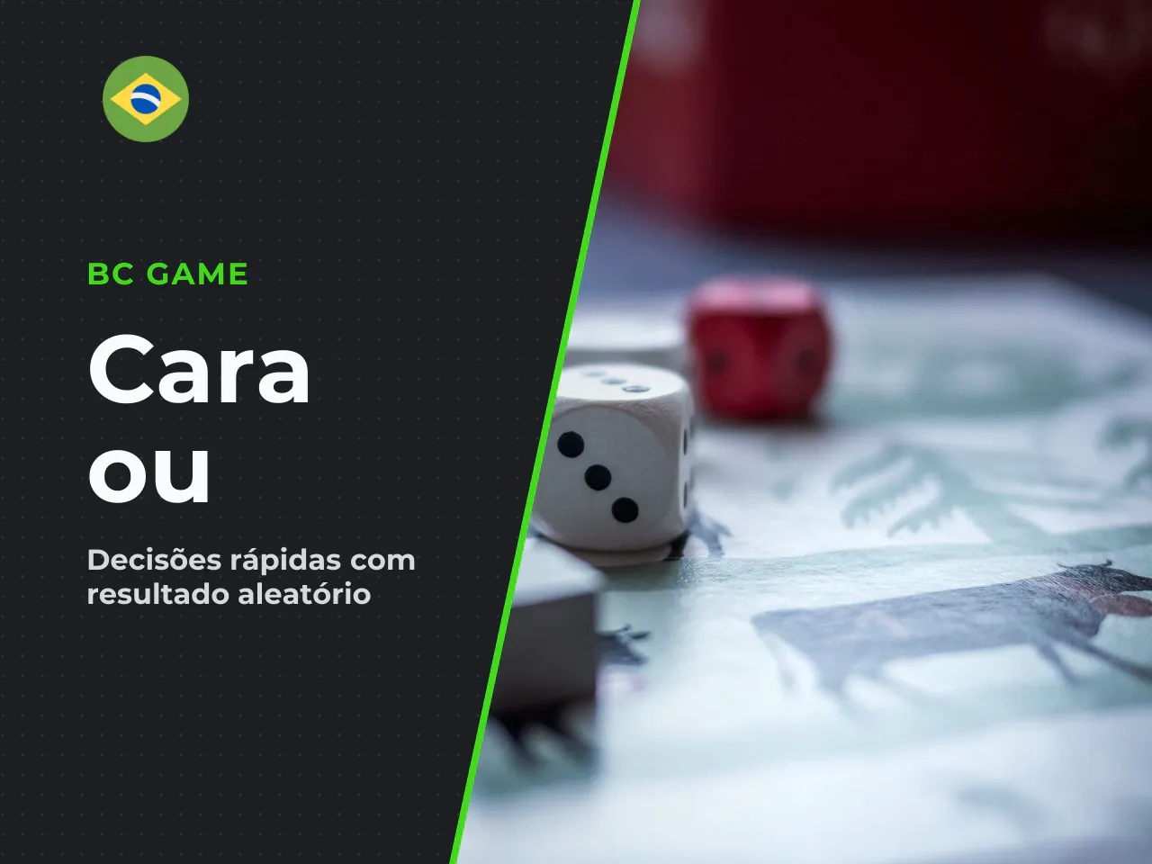 Quick personal decisions. O coin flip é ideal para situações em que ambas as opções são aceitáveis e a hesitação é o único obstáculo. Exemplos práticos: - **Qual filme assistir** quando dois títulos p