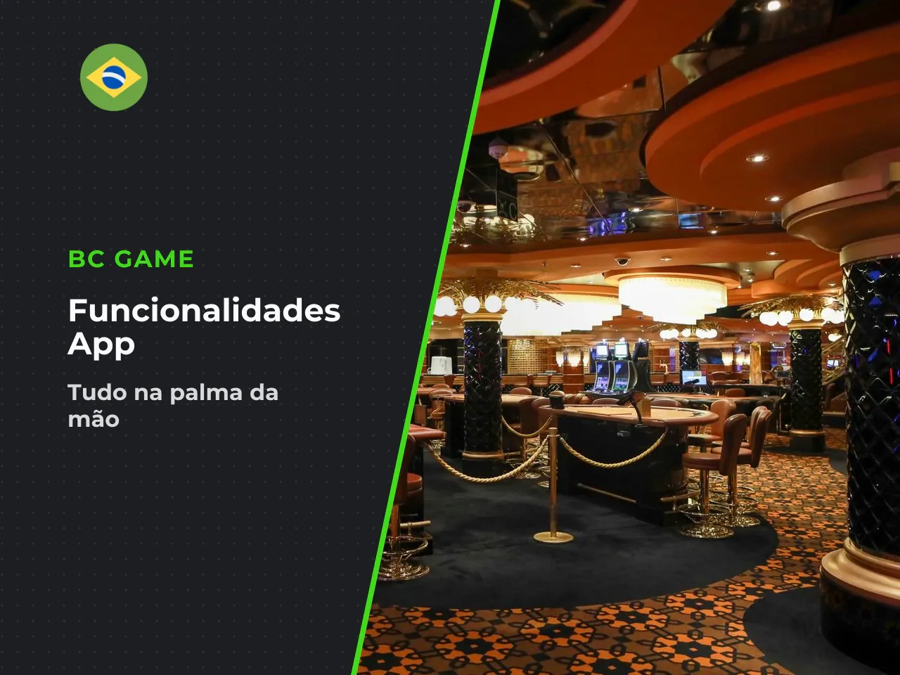 Quais funções estão disponíveis no BC Game app. As funções disponíveis no app englobam a totalidade do catálogo de desktop, centralizadas de forma responsiva. Os usuários encontram acesso a mais de 8.
